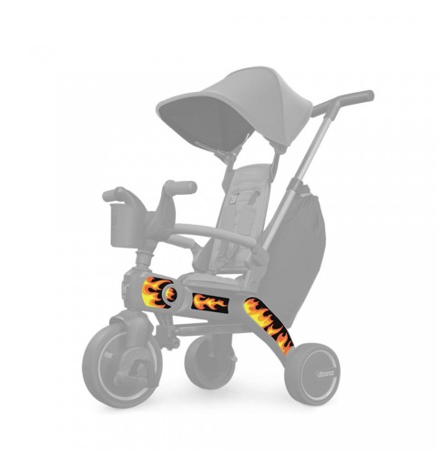 Doona - Naklejki na rowerek Liki Trike Flames